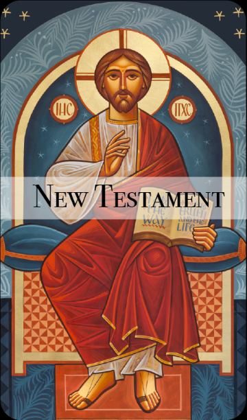 New Testament deck cover: Christ Pantocrator